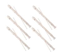 BESTonZON 6 Sets Student Recorders German Style Abs Flute for Kids School Music Practice with Cleaning Stick