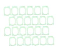 BESTonZON 60pcs Luminous Dentures Halloween Costumes Adult Vampire Costume Glowing Fangs Faux Tooth Vampire Props Vampire Cosplay Vampire Vampire Costume Tooth Light Green Plastic