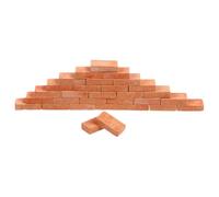 BESTonZON 60pcs Miniature Bricks: 1/35 Scale Mini Brick Models for Sand Table and Micro Landscape - DIY Micro Scene Layout Supplies