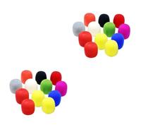 BESTonZON 60pcs Replacement Microphone Windscreen Cover Assorted Microphone Cushion Pads for Laptop Mic and Accessories for Recording and Streaming Random Color