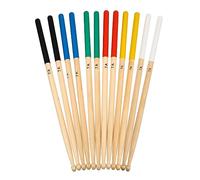 BESTonZON 6pairs Slip Drum Sticks Wood Drumsticks for Jazz Per Pack Lightweight Design for Drumming Practice