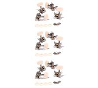 BESTonZON 6pairs Tuner Compatible Ukulele Tuning Pegs for Beginners Machine Heads Tuner for Classical Guitar Design