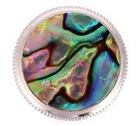 BESTonZON 6pcs Abalone Stone Trumpet Button Snap Press Fasteners Musical Instrument Accessory for Concert Studio Use