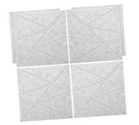 BESTonZON 6pcs Acoustic Panels Self-adhesive Soundproofing Pads for High Density for Noise Reduction Offices Studios and Gaming Rooms