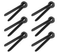 BESTonZON 6pcs Archery Peephole Clip for Bowstring Plastic Peep Sight Tube Holder for Compound Bow Fast Installation Tool for Accurate Alignment and Stable Bowstring Peep Fixation Hunting