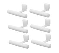 BESTonZON 6pcs Bird Feeder Perch Clips for Cage Accessories Practical Hummingbird and Parrot Feeding Stands with Easy Detach Design Compatible with Various Bird Species for Enhanced Viewing