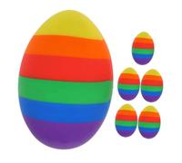 BESTonZON 6pcs Easter Mini Erasers Cute Small Pencil Erasers for Creative Classroom Drawing School Teacher Supplies Novelty Stationery