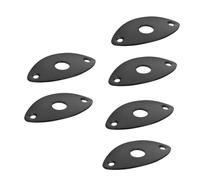 BESTonZON 6pcs Electric Guitar Jack Cover Guitar Cover Cat-eye Shape Outer Pad for Live Performances