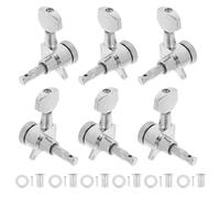 BESTonZON 6pcs Electric Guitar Tuners Alloy Locking Tuners for Stringed Instrument Tuning Left Right Design