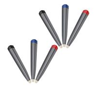 BESTonZON 6pcs Electronic Whiteboard Touch Pens Set - Black, Red, Blue Stylus for Infrared Whiteboard - Battery-free Teacher Stylus Pen for Smart Classroom Office Presentation