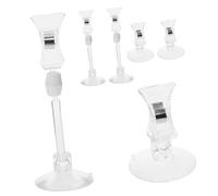 BESTonZON 6pcs Fish Tank Suction Cup Clips Feeding Tool for Aquarium Seaweed Holder for Fish Secure Algae and Dried Lettuce Feeder Accessories with Depth Placement