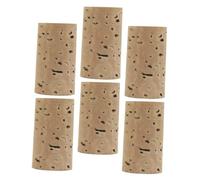 BESTonZON 6pcs Flute Headjoint Cork Plugs Natural Woodwind Repair Supplies for Flute Instrument
