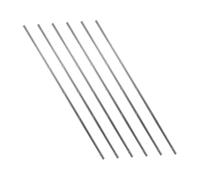 BESTonZON 6pcs Foosball Table Rods Replacement with Safety Caps Iron Soccer Machine Poles for Stable Tabletop Foosball Easy Install Parts for Adults Football Tables