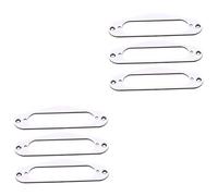 BESTonZON 6pcs Guitar Pickup Mounting Ring Pickup Ring for Electric Guitar Single Coil Replacement Repair Parts