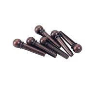 BESTonZON 6pcs Guitar String Nails Brass Bridge Pin Replacement for Folk Acoustic Guitars Bridge Pins String Studs