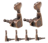 BESTonZON 6pcs Guitar Tuning Key String Tuning Tool Locking Guitar Tuners for Acoustic Bass Machine Head Replacement