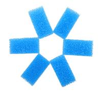 BESTonZON 6pcs High-density Biochemical Filter Sponge Pads for Aquarium Fish Tanks Fit Filter Media for Models Sponge Replacement Supporting Healthy Bacteria Growth and Easy Cleaning