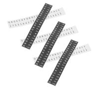 BESTonZON 6pcs Key Kalimba Thumb Piano Note Stickers for Beginners White Black Ultra-thin Musical Staff Decals for Training High Visibility Labels Key Thumb Piano Learning and Practice