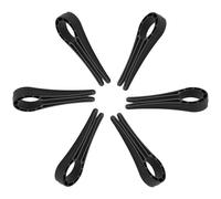 BESTonZON 6pcs Kitchen Security Lock Gas Stove Knob Locks Boy Girl Proofing for Home Use Preventing Boy Girl from Touching Stove Knobs Plastic Material Easy to Install