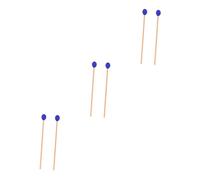 BESTonZON 6pcs Marimba Hammer Drum Stick Wool Head Mallet Percussion Instrument for Musical Rhythm Sticks