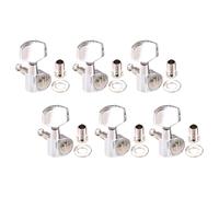 BESTonZON 6pcs Metal Guitar Pegs Tuning Tools for Acoustic Guitar Strings Fix Light Weight Instrument Accessories