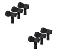 BESTonZON 6pcs Microphone Clips Mic Holders for Wireless Microphones Easy to Install Suitable for Non- Design for Secure Use