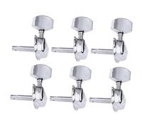 BESTonZON 6pcs Mini Head Semi-closed Vintage Guitar Tuning Pegs Bass Guitar Accessory Tuning Keys Machine Heads for Folk