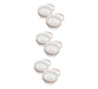 BESTonZON 6pcs Pacifier Holder Case for Travel Pacifier Container for Newborn Essentials Soother Clips for Months