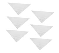 BESTonZON 6pcs Pet Saliva Wipes Creative Triangle Towels Washable Dog Bandanas for Party Decorations Supplies