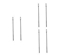 BESTonZON 6pcs Plastic Flute Cleaning Sticks Flute Cleaner for Instrument Cleaning Clean Supplies Rods for Instrument Black Cadet