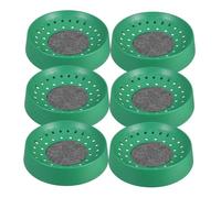 BESTonZON 6pcs Plastic Pigeon Nesting Bowl Set Pigeon Breeding Nesting Bowls for Hatching and Feeding Sturdy Bird Beds for Doves and Quails