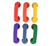 BESTonZON 6Pcs Plastic Reading Phones for Auditory Feedback for Speech Therapy Comprehension and Roleplay for Classroom Learning and Play