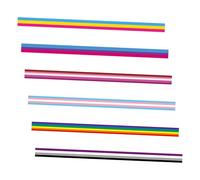 BESTonZON 6pcs Rainbow Ribbon 90x5cm Multicolor Long Satin Ribbon for Headdress Bowknot Making Party Decorations and Pride Parade Accessories