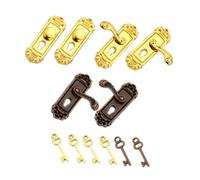 BESTonZON 6Pcs Scale Hardware for Victorian Rustic Style Dollhouse Decoration and Creative Play