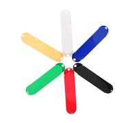BESTonZON 6pcs Single Coil Pickup Covers Closed Design Guitar Coil Protector Shell Lightweight Electric Guitar Accessories for DIY Upgrades in Black White Yellow Blue Red Green