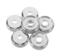 BESTonZON 6pcs Small Nut Cornet Valve Buttons Screw Piston for Trumpet Valve Upper and Lower Cover Repairs Instrument Accessories