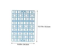 BESTonZON 6pcs Small Pet Mat Bunny Feet Pads for Cages Anti-slip Hollow Design Soft Plastic Resting Pads for Guinea Pigs and Hamsters Paw Protection and Comfortable Footrest Easy to Clean