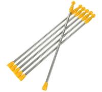 BESTonZON 6pcs Stainless Steel Telescopic Sprayer Rods Garden Hose Wand Extension Agricultural Irrigation Watering Lance for Plants and Crops Wear Resistant