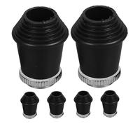 BESTonZON 6pcs Threaded Rubber Feet for Drum Kit Legs Bass Drum Protector Pads Easy Installation for Floor Stability and Drumming Accessories