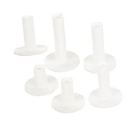 BESTonZON 6pcs Unbreakable Silicone Golf Tee Holder with Mixed Flat Top for Stable Ball Support and Improved Control Practice Accessory for Driving Range and Outdoor Hitting