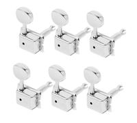 BESTonZON 6pcs Vintage Electric Guitar Tuning Pegs Semi-closed Gear Right Side 1 4 Guitar Accessories Replacement Parts