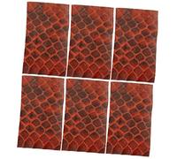 BESTonZON 6pcs Violin Bow Skin Wrapping for Bow Frog Making Replacement Parts Musical Instrument Accessories Color Assorted style