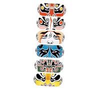 BESTonZON 6pcs Webcam Privacy Slide Cover Material Beijing Facial Makeup Pattern for Laptop and Phone Easy to Install Webcam Blocker