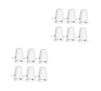 BESTonZON 6Pcs White Clockwork Movement DIY Clay Craft Accessories Wind-Up Robot Parts Repairing Fitting for ’ Creative Play and Handmade Modeling