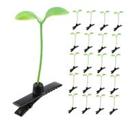 BESTonZON 70pcs Funny Bean Sprout Hair Clips for Thick Hair Women and Boys and Girls Pins Unique Decorations Sprouts for Daily Use