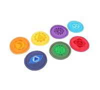 BESTonZON 7pcs Cloth Artifacts Art Craft Decoration Buddhism Singing Bowl Pads Yoga Meditation Bowl Mat Buddhist Meditation Ring Cushion Yoga Singing Bowl Pad Meditation Singing Bowl Cushion