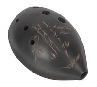 BESTonZON 8-holes Clay Ocarina Instrument with Delicate Patterns, Easy to Learn and Play Portable Ocarina for Beginners and Children, for Developing a Child's Interest in Music