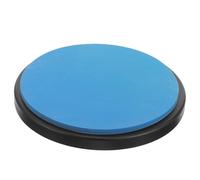 BESTonZON 8-inch Sound Absorbent Drum Mat for Practice Non-slip Noise Reduction Pad with Sky Blue Surface Electric Drum Accessories for Quiet Percussion Training