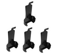 BESTonZON 8 Pcs Belt Clip Radios Walkie-talkie Hook Speaker Stands Waist Clips Interphone Strap Clip Shoulder Clips Clip Holder Plastic Back Clips Abs Black