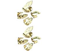 BESTonZON 8 Pcs Guitar Supply Thumb Finger Picks Plectrum Fingertip Bass Guitar Picks Thumb Pick Bass Accessories Guitar Accessories Durable Guitar Finger Pick Banjo Plectrum Bass Pick Metal